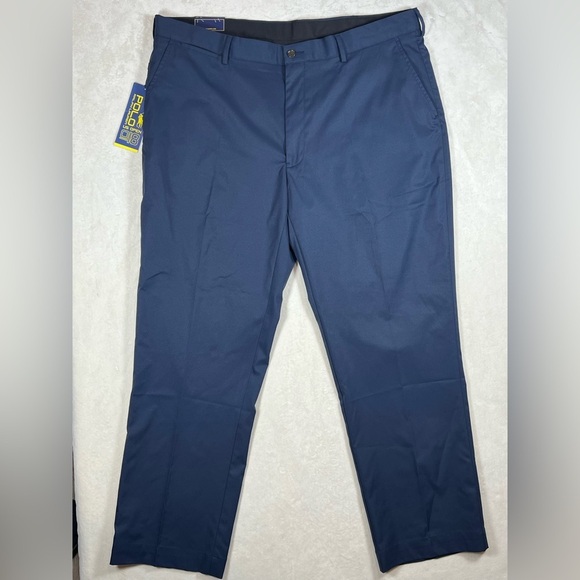 NWT Polo Ralph Lauren US Open 2018 Official 40W 30L Classic Navy Chinos - Picture 2 of 11